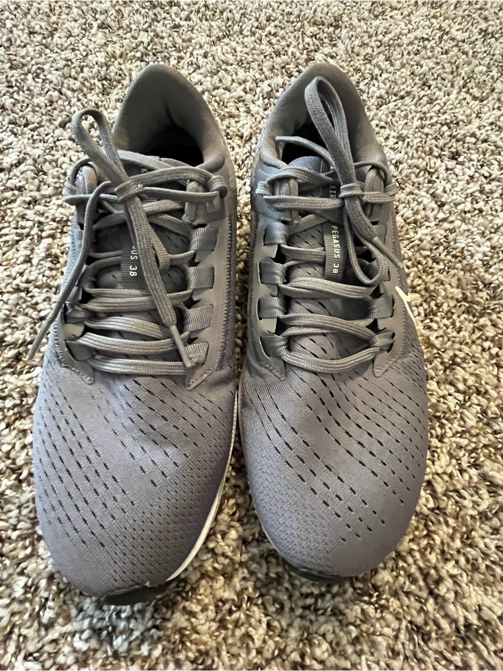 Nike Men's Grey Breathable Running Sneakers